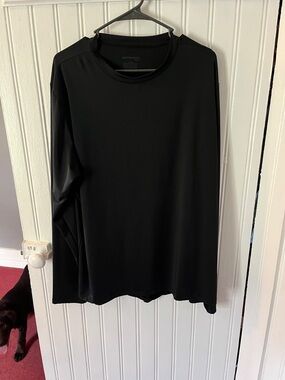Weatherproof Men's Black Long Sleeve Crew Shirt